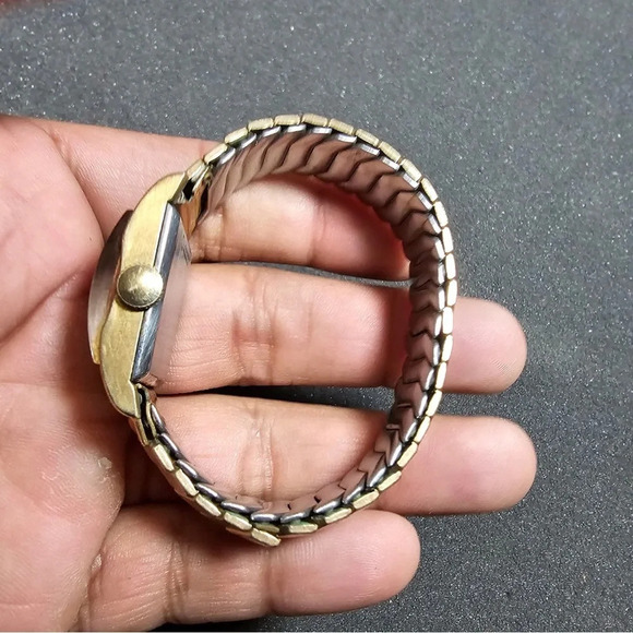 Vintage Cavalcade Mechanical Wind Up Watch 10K Gold Filled Crystal Dial Working - Picture 6 of 11